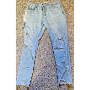 Men’s 30/26 Pull&Bear Skinny Distressed Jeans Size 32 X 30